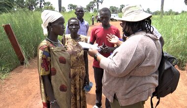unmiss south sudan western equatoria state mvolo county floods displacement humanitarian assistance assessment visit