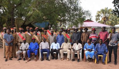 unmiss protection of civilians customary courts rumbek training human rights rule of law