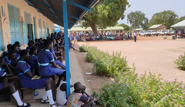 UNMISS UN Day rumbek united nations humanitarian partners education peace