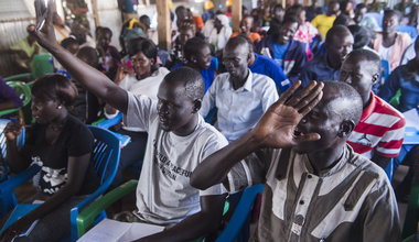 Local actors help explain UN mandate to internally displaced South Sudanese people