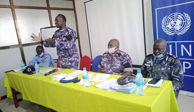 UNMISS protection of civilians displaced civilians peacekeepers South Sudan UNPOL law and order police community relations