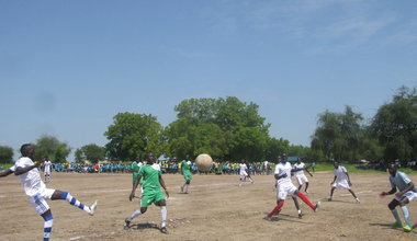 unmiss south sudan rajaf jondoru sports peace harmony engineering football field volleyball thailand nepal