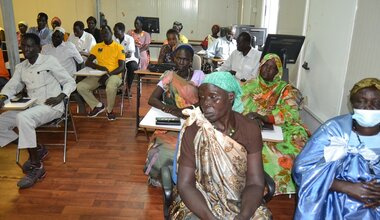 unmiss south sudan upper nile state malakal poc idps new committee workshop mandate role responsibilities training