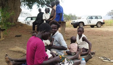 unmiss south sudan eastern equatoria torit motti conflict violence displaced people return home bush school clinic orphanage