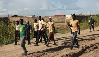 UN and community watch group work together to improve safety at Bentiu protection site