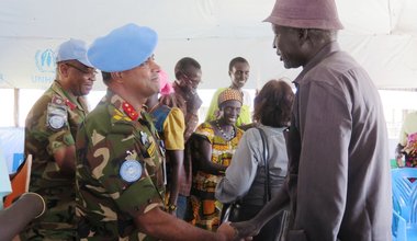 New UNMISS Sector East commander optimistic about durable peace South Sudan December 2017 protection of civilians roads infrastructure