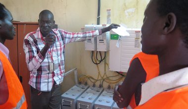 unmiss jonglei south sudan protection of civilians humanitarian access quick impact project Maar solar power system health care centre