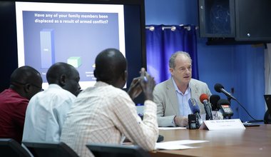 unmiss south sudan srsg david shearer results of perception survey press conference 15 may 2019