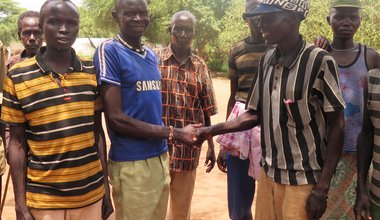 Peace and Reconciliation begins with a single handshake in Ngauro 