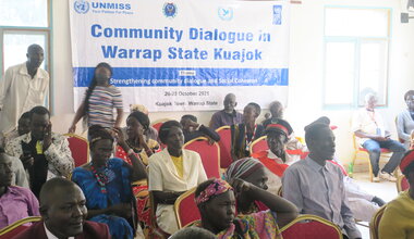 unmiss protection of civilians intercommunal clashes armed attacks tonj warrap women grassroots peace dialogue reconciliation