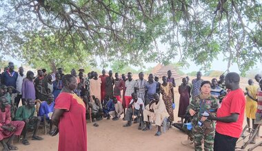 UNMISS UN Peacekeeping mission South Sudan protection of civilians schoolgirls dialogue tension Marial Lou