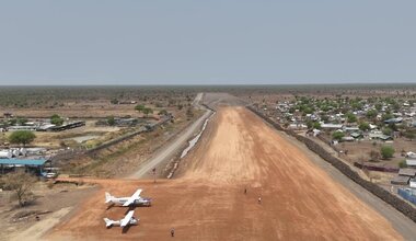 Peace South Sudan UNMISS UN peacekeeping peacekeepers Pibor South Korea roads traders connectivity trade market development