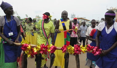 UNMISS hands over a fish market constructed under mission’s QIP’s