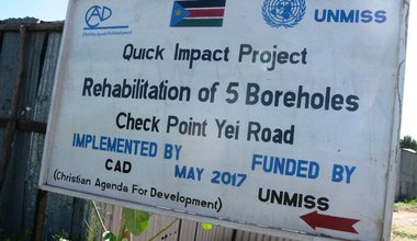 Repaired Boreholes Provide Clean Water Supply for Durupi Community