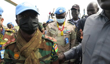 unmiss protection of civilians military adviser force commander koch unity state temporary base peacekeepers peacekeeping