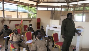 unmiss rule of law prisons human rights records management south sudan capacity building bentiu unity state peacebuilding peacekeepers united nations peacekeeping