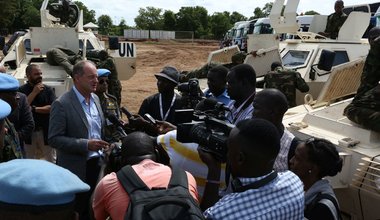 SRSG Shearer - Regional protection Force - Press Conference (near verbatim)