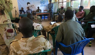 unmiss south sudan western equatoria child soldiers cantonment site nzara county