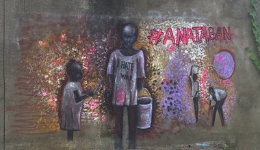 South Sudanese artists use Street Art to promote peace