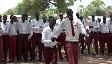 unmiss south sudan peace and human rights clubs rumbek western lakes secondary school reconciliation communities ethnic groups