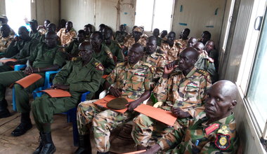 45 SPLA officers attend workshop against recruitment of children in the armed forces