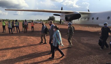David Shearer UNMISS South Sudan IDP camps POC Sites Bentiu Malakal peacekeepers peacekeeping COVID-19