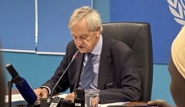 Peace South Sudan UNMISS UN peacekeeping peacekeepers elections constitution SRSG Nicholas Haysom Press conference