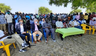 UNMISS protection of civilians floods Bor Jonglei displaced civilians peacekeepers South Sudan peacekeeping peacekeepers