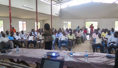 Students in Bor receive UNMISS training on gender and HIV awareness
