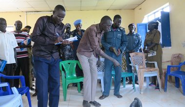 unmiss south sudan unpol training kuajok