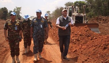 unmiss south sudan yambio maridi main supply route road rehabilitation bangladeshi engineering troops