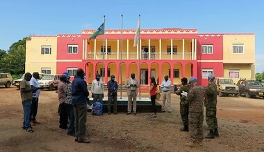 unmiss south sudan tambura covid19 face masks prevention