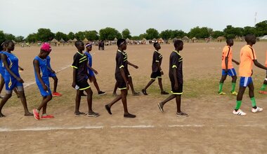 unmiss south sudan warrap state tonj sports for peace football intercommunal conflict prevention protection of civilians