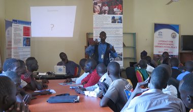 Torit youths learn about UNMISS Mandate