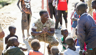 unmiss south sudan malakal protection of civilians football uk engineers community engagement capacity building