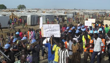 Strong partnership between UNPOl and community curbing criminality in Bentiu PoC site 