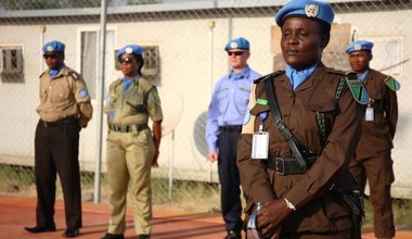 UNMISS South Sudan Malakal correction officer medal parade ceremony protection of civilians peacekeeper Tanzania