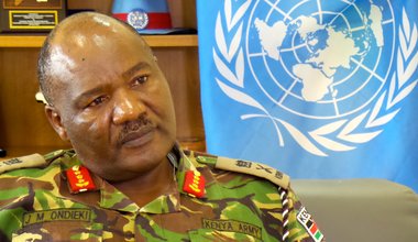UNMISS Force Commander, Lieutenant General John Mogoa Kimani Ondieke 