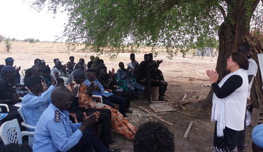 UNMISS in Bentiu trains national police on respecting human rights South Sudan 2017