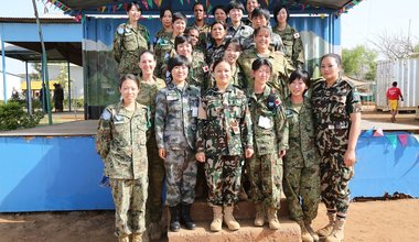 UNMISS Military Gender Advisor creates network for female troops