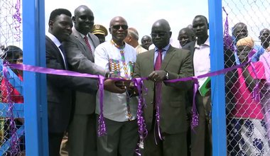 UNMISS Quick Impact Project: Handover Ceremony of a Solar Powered Water Project Provides Clean & Safe Water for Thousands