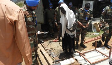 unmiss south sudan malakal youth vocational training masonry carpentry welding protection of civilians skills future