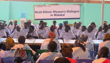 Women in Malakal discuss ways to increase participation in conflict resolution