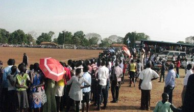 South Sudan UNMISS protection of civilians Yei durable peace football