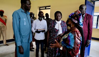 unmiss peace international day united nations south sudan durable peace peacekeeping peacekeepers warrap tonj conflict peacebuilding quick impact projects QIPs