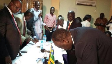 PEACE AGREEMENT SIGNED BETWEEN JONGLEI AND BOMA STATES