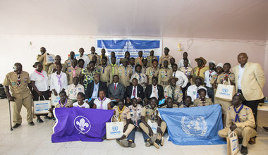 South Sudan Scouts Association attend awareness workshop on UNMISS mandate