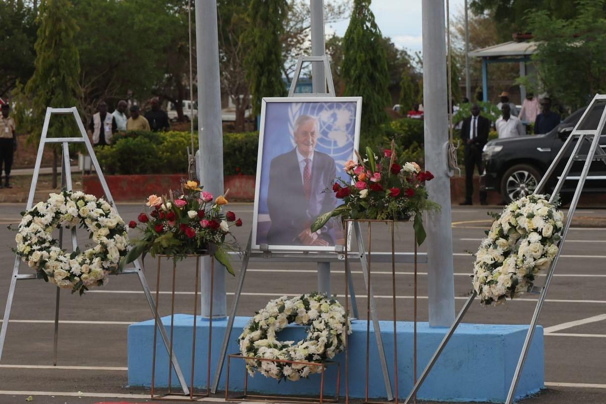 UN Peacekeeping UNMISS South Sudan late SRSG Nicholas Haysom Memorial tribute
