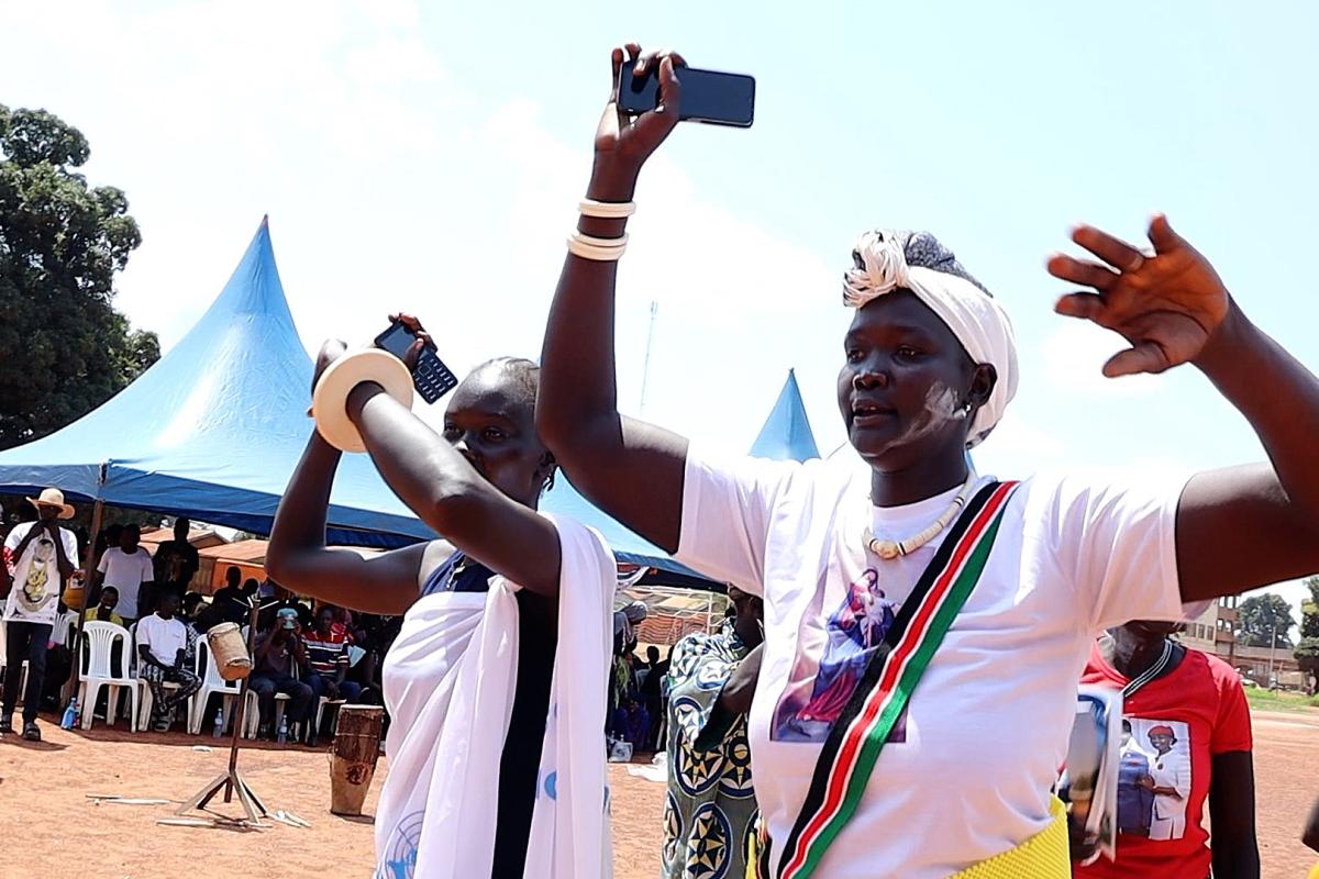 Children lead Yambio's call for peace