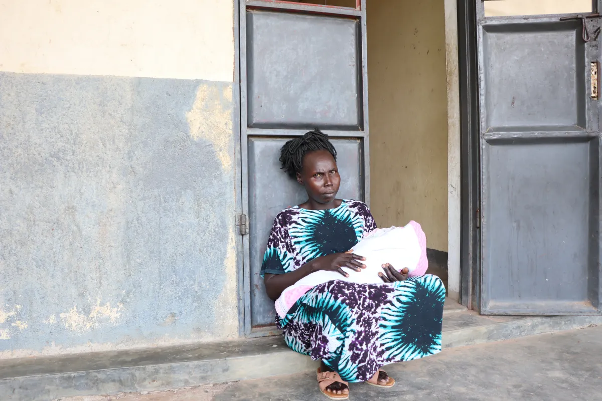 woman at maternity health clinic